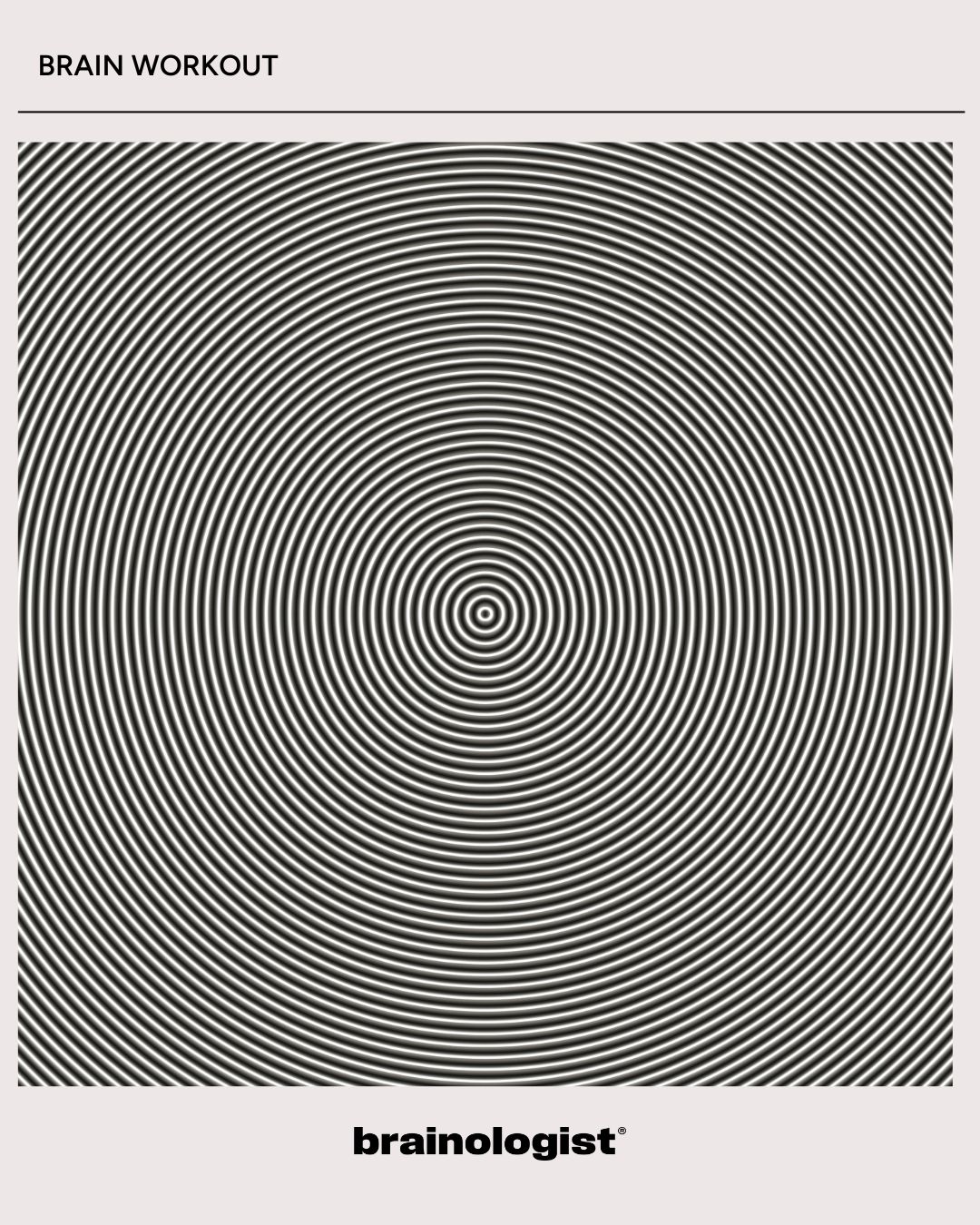 BRAIN WORK - effet optique